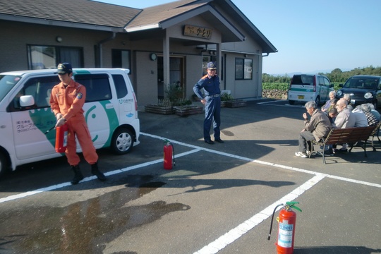 消防署合同避難訓練 2011年11月16日